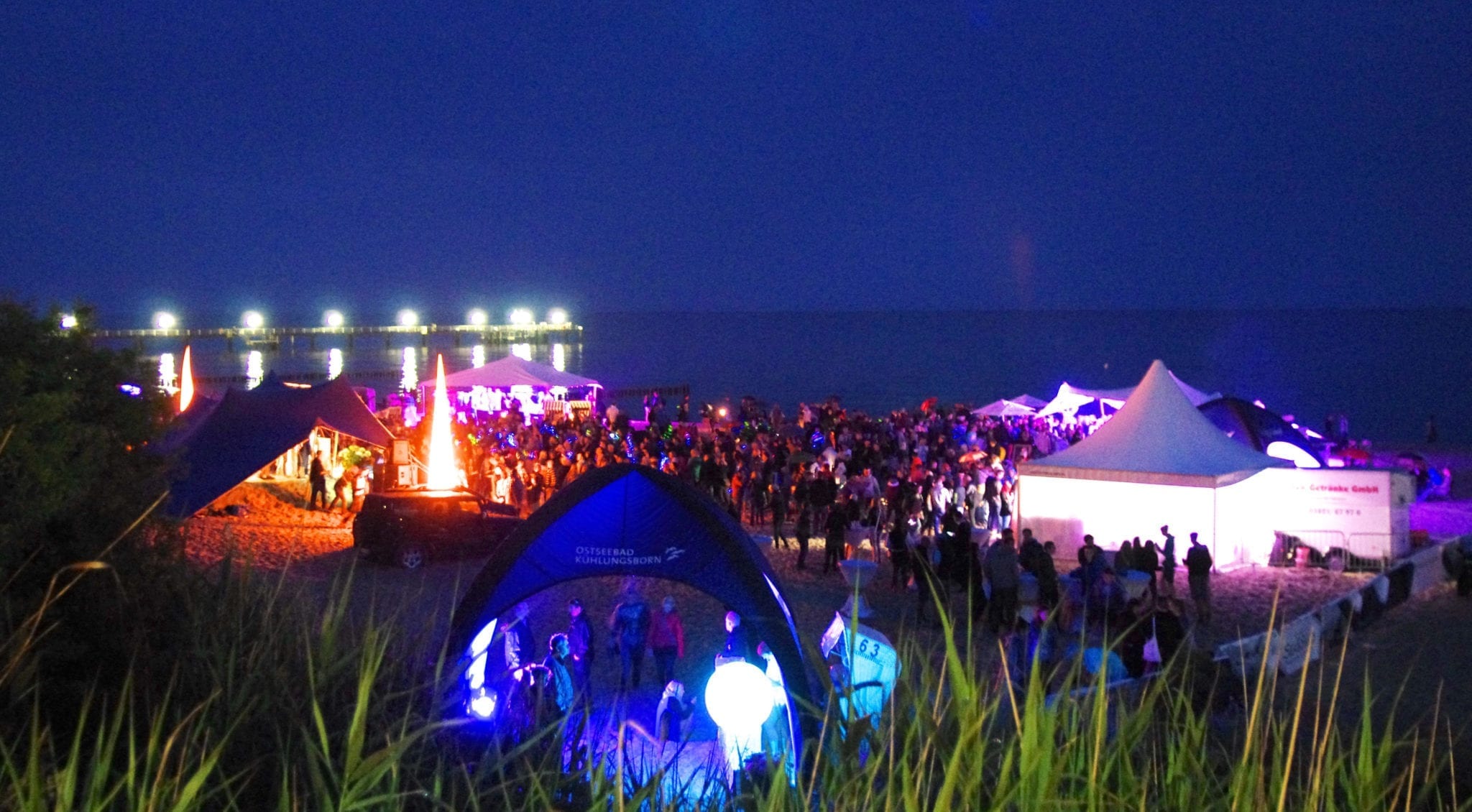 Sea and Sand bei Nacht Albrecht Kurbjuhn